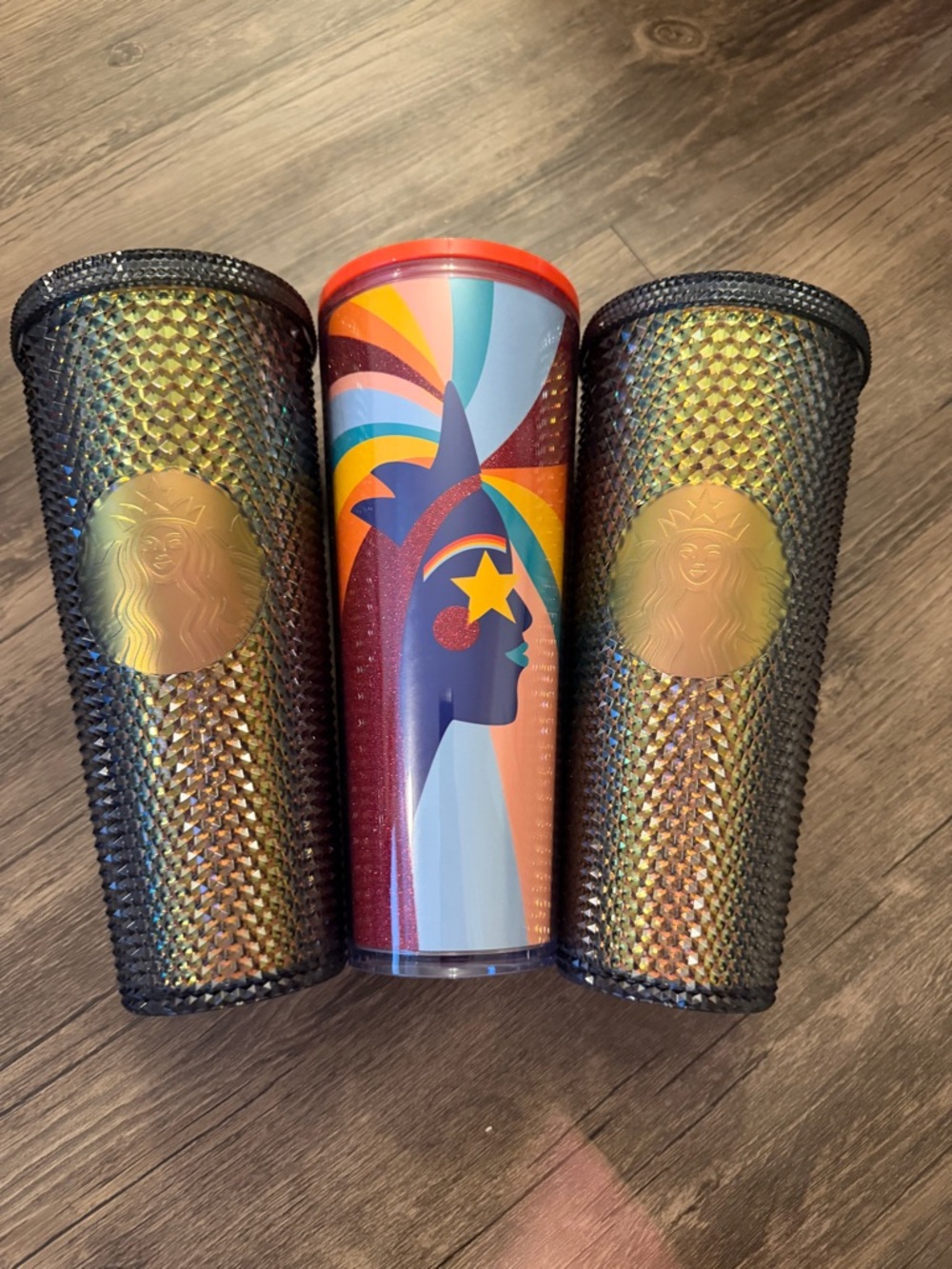 All new. Comes with straws. Pride.